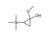 1-methoxy-2-trimethylsilylcyclopropan-1-ol结构式