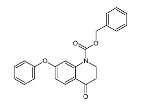 1-benzyloxycarbonyl-7-phenoxy-3,4-dihydro-2H-quinolin-4-one Structure