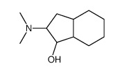 2-(dimethylamino)-2,3,3a,4,5,6,7,7a-octahydro-1H-inden-1-ol结构式