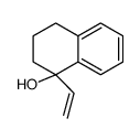 1-ethenyl-3,4-dihydro-2H-naphthalen-1-ol结构式