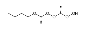 1-n-butoxy-1'-hydroperoxydiethylperoxide Structure