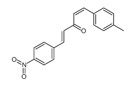 1-(4-methylphenyl)-5-(4-nitrophenyl)penta-1,4-dien-3-one Structure