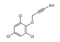 3-(2,4,6-trichlorophenoxy)prop-1-yne-1-thiol结构式