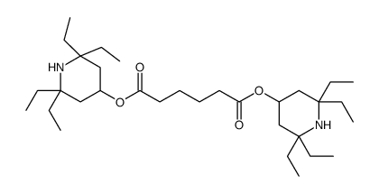 bis(2,2,6,6-tetraethylpiperidin-4-yl) hexanedioate Structure