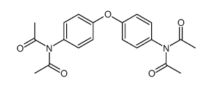 N-acetyl-N-[4-[4-(diacetylamino)phenoxy]phenyl]acetamide Structure