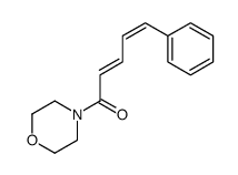 1-morpholin-4-yl-5-phenylpenta-2,4-dien-1-one Structure