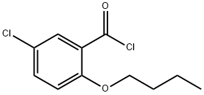 2-butoxy-5-chlorobenzoyl chloride Structure