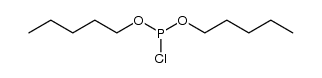 phosphorochloridous acid dipentyl ester Structure