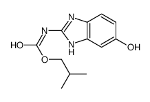 2-methylpropyl N-(6-hydroxy-1H-benzimidazol-2-yl)carbamate结构式