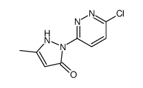 2-(6-氯-吡嗪-3-基)-5-甲基-1,2-二氢-吡唑-3-酮结构式