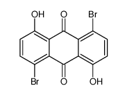 1,5-dihydroxy-4,8-dibromoanthraquinone Structure