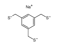 1,3,5-Tris(mercaptomethyl)benzene trisodium salt Structure