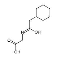 2-[(2-cyclohexylacetyl)amino]acetic acid结构式