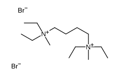 4-[diethyl(methyl)azaniumyl]butyl-diethyl-methylazanium,dibromide Structure