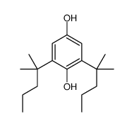 2,6-bis(2-methylpentan-2-yl)benzene-1,4-diol结构式