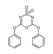 2,6-diphenoxy-[1,4,3,5]oxathiadiazine 4,4-dioxide结构式