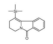 1-trimethylsilyl-3,4-dihydro-2H-pyrido[1,2-b]isoindol-6-one结构式