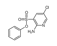 phenyl 2-amino-5-chloropyridine-3-sulfonate Structure