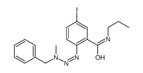 2-[[benzyl(methyl)amino]diazenyl]-5-iodo-N-propylbenzamide Structure