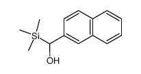 (+/-)-1-(2-naphthyl)-1-(trimethylsilyl)methanol结构式