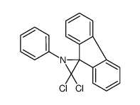 2,2-dichloro-1-phenylspiro[aziridine-3,9'-fluorene]结构式