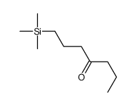 1-trimethylsilylheptan-4-one Structure