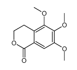 5,6,7-trimethoxy-3,4-dihydroisochromen-1-one结构式