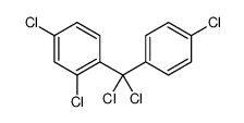 2,4-dichloro-1-[dichloro-(4-chlorophenyl)methyl]benzene结构式