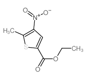 2-Thiophenecarboxylicacid, 5-methyl-4-nitro-, ethyl ester picture