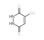 3,6-Pyridazinedithione,1,2-dihydro-4-mercapto-结构式