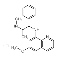 N-(6-methoxyquinolin-8-yl)-N-methyl-1-phenyl-propane-1,2-diamine Structure