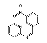 1-(3-nitrophenyl)-N-pyridin-2-ylmethanimine结构式