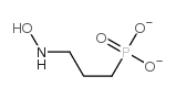 3-( Hydroxyamino )propylphosphonic acid structure