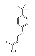 N-[(4-tert-butylphenyl)sulfanylmethyl]carbamoyl fluoride Structure