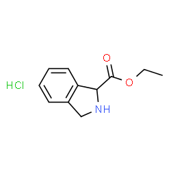 1H-Isoindole-1-carboxylic acid, 2,3-dihydro-, ethyl ester, hydrochloride picture