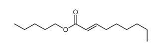 pentyl non-2-enoate Structure