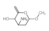 Methyl 3-amino-2,3,6-trideoxyhex-5-enopyranoside结构式