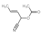 1-cyanobut-2-enyl acetate结构式