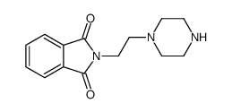 2-[2-(1-Piperazinyl)ethyl]-1H-isoindole-1,3(2H)-dione Structure