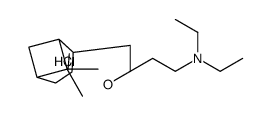 2-[2-(6,6-dimethyl-4-bicyclo[3.1.1]hept-3-enyl)ethoxy]-N,N-diethylethanamine,hydrochloride结构式