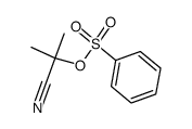 2-cyano-2-propyl benzenesulfonate Structure