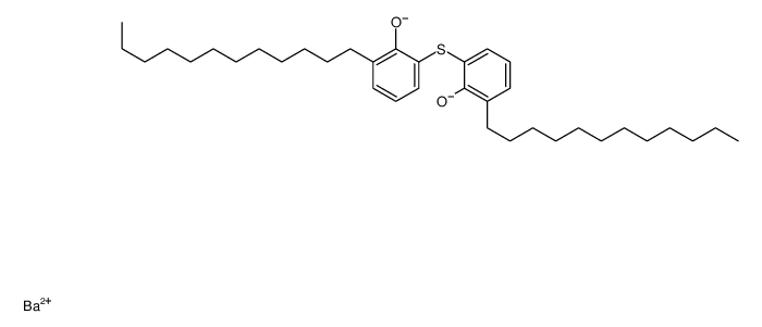 barium thiobis[dodecylphenolate] structure