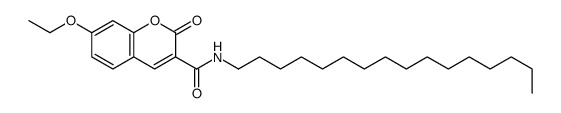 7-ethoxy-N-hexadecyl-2-oxochromene-3-carboxamide Structure