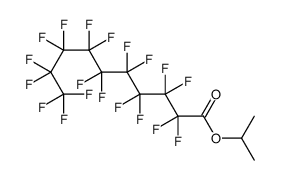 propan-2-yl 2,2,3,3,4,4,5,5,6,6,7,7,8,8,9,9,10,10,10-nonadecafluorodecanoate结构式