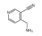 3-Pyridinecarbonitrile,4-(aminomethyl)-(9CI) Structure