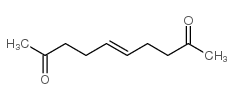 E-Dec-5-ene-2,9-dione structure