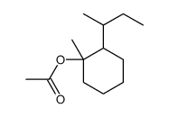 methyl methyl propyl cyclohexyl acetate Structure