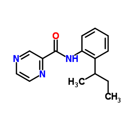 Pyrazinecarboxamide, N-[2-(1-methylpropyl)phenyl]- (9CI)结构式