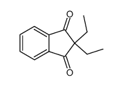 2,2-diethyl-1,3-indandione Structure
