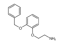 2-(2-BENZYLOXYPHENOXY)ETHYLAMINE Structure